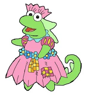 Cartoon iguana, Princess isa, character from Dora The Explor