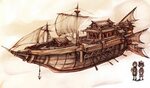 TH: The Palanquin Ship by KurkoBoltsi Steampunk airship, Air