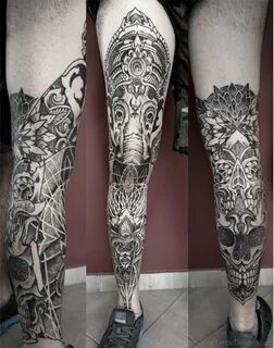 41 Classic Mandala Tattoos On Leg