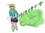 Girl fart art 6 - YouTube