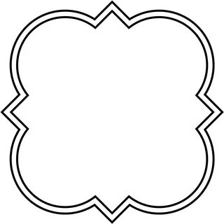 Shapes Clipart Quatrefoil - Quatrefoil Architectural Square 