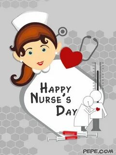 Happy Nurses Day : Happy Nurses Day. Customizable Greeting C