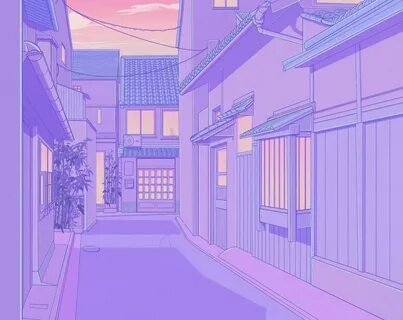 Purple Aesthetic Wallpaper Anime Purple Aesthetic Anime Desk