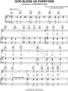 Andrea Bocelli "God Bless Us Everyone" Sheet Music in G Majo