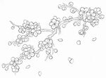Free Cherry Blossom Coloring Page, Download Free Clip Art ..