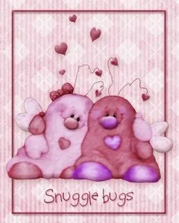 snuggle bugs Valentines day clipart, Valentine stamps, Valen