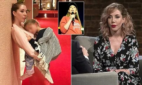 Katherine Ryan went on stage with newborn daughter