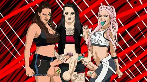 liv morgan+ruby riott+sarah logan HentaiDestiny.com