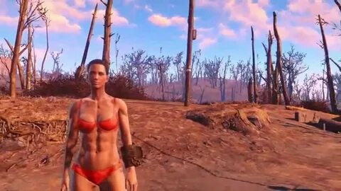 Fallout 4 - Muscular Female Mod - YouTube