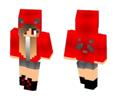 Download girl red panda cute Minecraft Skin for Free. SuperM