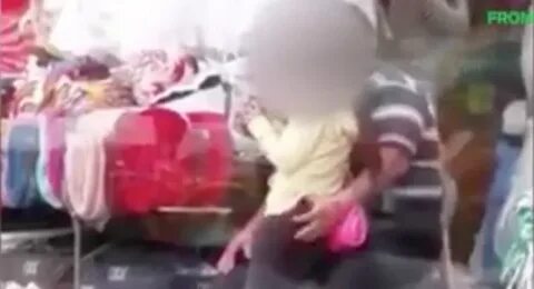 VIDEO: Exhiben a hombre manoseando a una niña