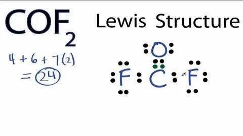 COF2 Lewis Structure - How to Draw the Lewis Structure for C