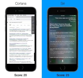 Siri vs. Cortana: Shoot-Out on the iPhone