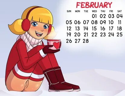 Loli Club Calendar 2017 - 02 February - Penny (Inspector Gad
