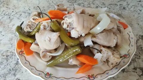 PATITAS DE PUERCO EN VINAGRE O ESCABECHE, RIQUISIMAS!!! - Yo