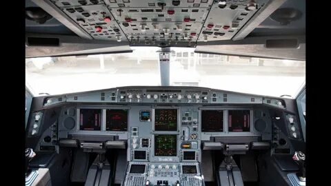 Airbus A330-300 Cockpit at Ujung Pandang Airport - YouTube
