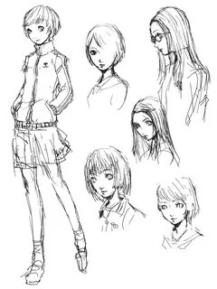 Persona 4 (2008) character designs (x) Character design, Cha