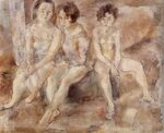 Three Lass Jules Pascin China Wholesale Oil Painting Picture