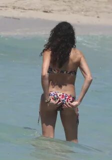 LILLY BECKER in Bikini at a Beach in Miami - HawtCelebs