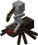 minecraft skeleton jockey Minecraft skeleton, Minecraft spid