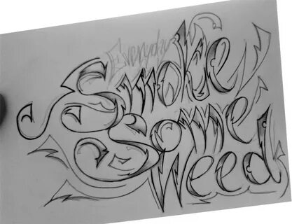 Pin on Tattoo Weed Girl Smoking Drawing