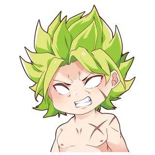 Broly Dragon Ball Z Hentaku Anime Stickers