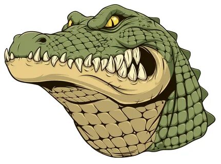 Angry Alligator clipart transparent - Clipart World