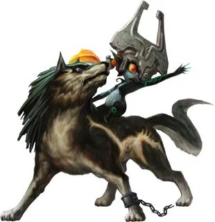 File:Wolf-Link-Midna-Art.png - Zelda Dungeon Wiki, a The Leg