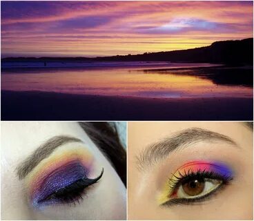 Spring Sunset inspired makeup look ... Makeup looks, Makeup 