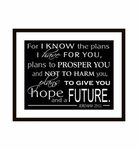 Jeremiah 29 11 for I Know the Plans I Have for You Etsy Scri
