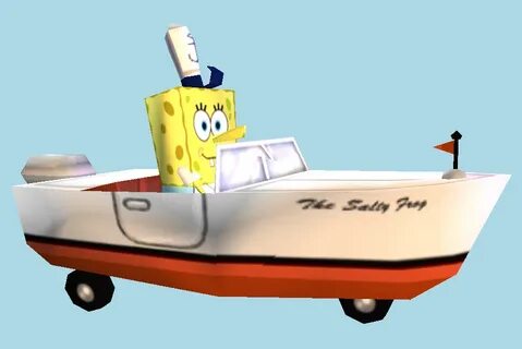 SpongeBob Boat 3D Model