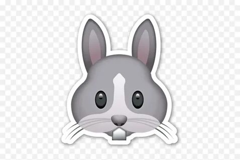 Bunny Emoji Transparent Png Clipart Free Download - Bunny Em