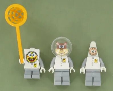 NEW Lego Spongebob Sandy Cheeks & Patrick Astronaut