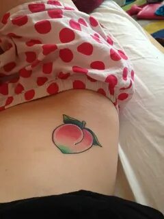 cute peach Peach tattoo, Tattoos, X tattoo