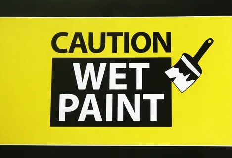 Moemic Wholesale A3 Wet Paint Sign 250GSM - A3 WET PAINT SIG