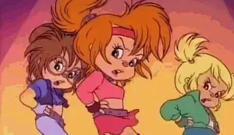 Chipettes Brittany, Jeanette, and Eleanor #animatedgif Alvin