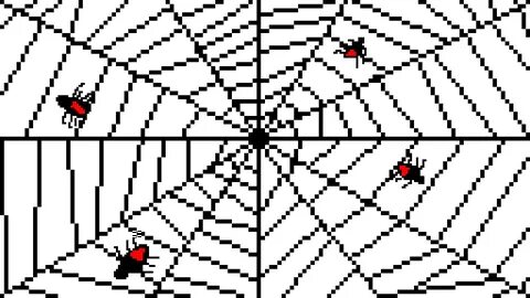 Pixilart - Spider web by Saucey