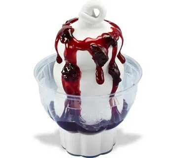 DQ cherry sundae! Sundae toppings, Sundae, Cherry topping