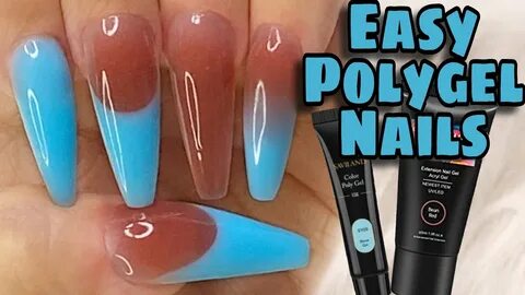 EASY POLYGEL NAILS FOR BEGINNERS Polygel Tutorial Beginner’s