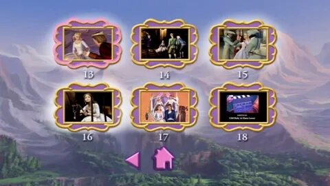 Barbie as The Princess And The Pauper DVD Menu/Features UK -
