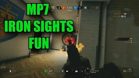 Bandit's MP7 Iron Sights Only: Rainbow Six Siege - YouTube