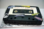 80s mix tape cake Birthday cakes for men, Cool birthday cake