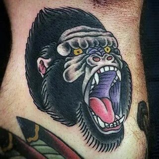 100 Gorilla Tattoo Designs For Men - Great Ape Ideas Gorilla