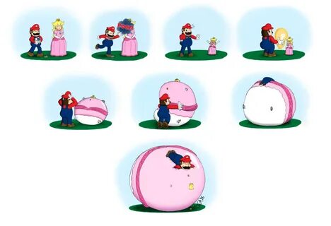 Peach side inflation sequence by Max-Digital on DeviantArt -