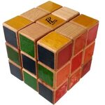 3x3x3 Rubiks Wooden cube