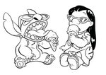 Gallery Lilo and Stitch coloring pages for kids, printable f
