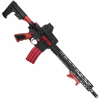 Guntec USA AR-15 Accessory Accent Kit (Anodized Red) - Tacti