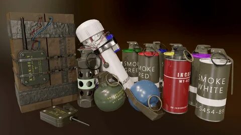 Grenades and Explosives Pack by Elliot Sharp in Weapons - UE4 Marketplace.