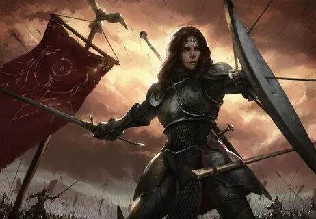 Conqueror Warrior woman, Character portraits, Fantasy warrio
