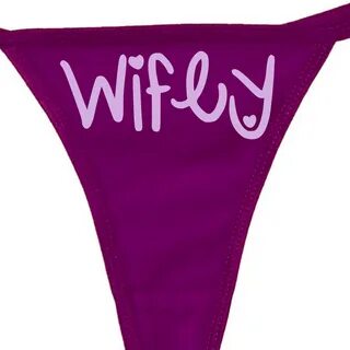 WIFEY newlywed thong panties underwear funny sexy knaughty E